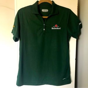 OnTour Heineken women's short sleeve golf shirt size M